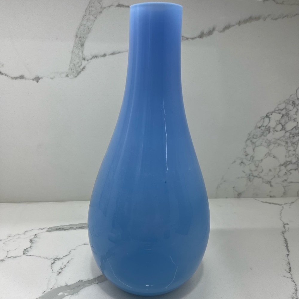 Blue vase blue decorative vase
